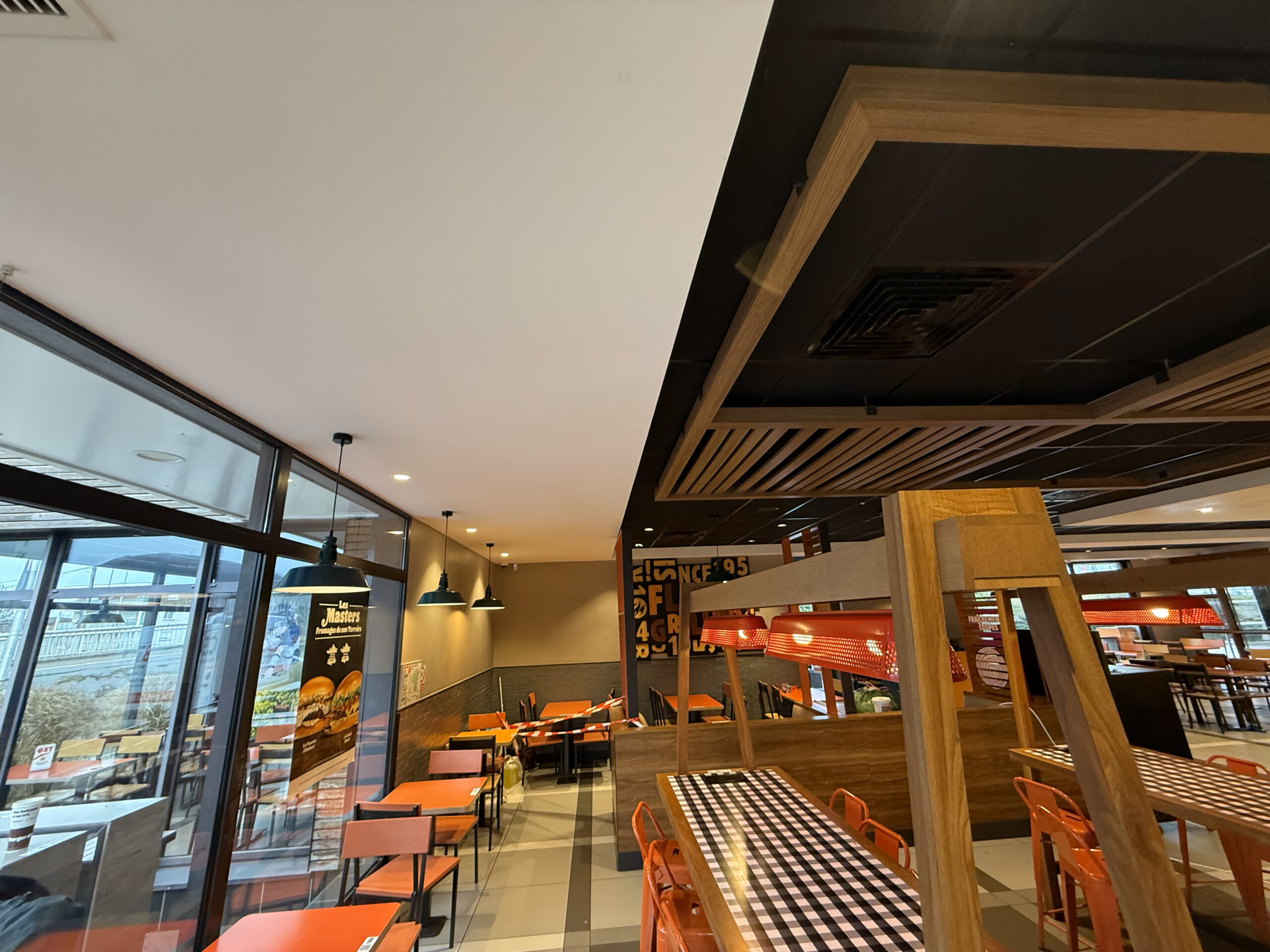 Aménagement intérieur Burger King Annemasse