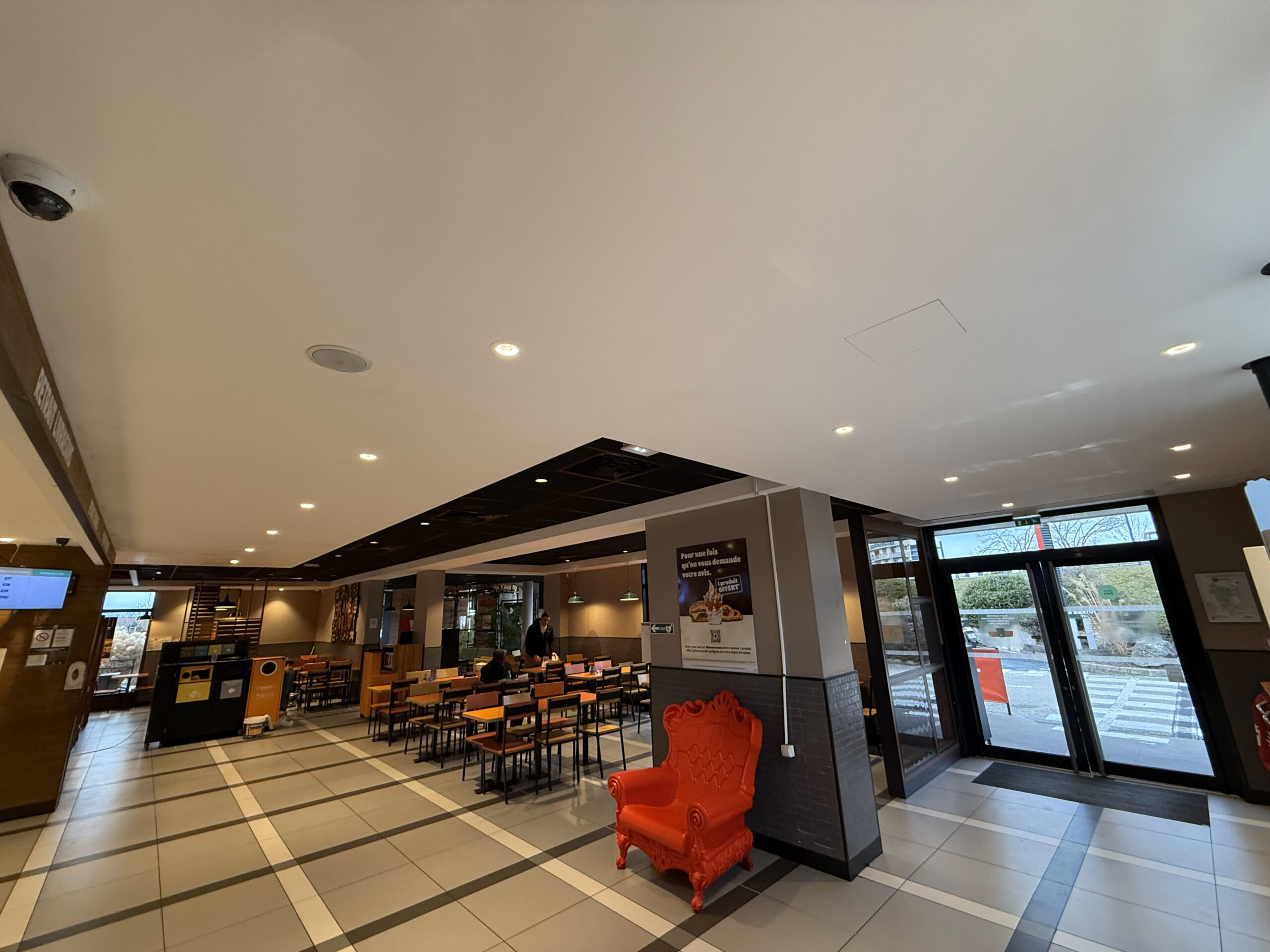 Détail aménagement Burger King Annemasse 4