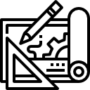Icône Étude et Conception