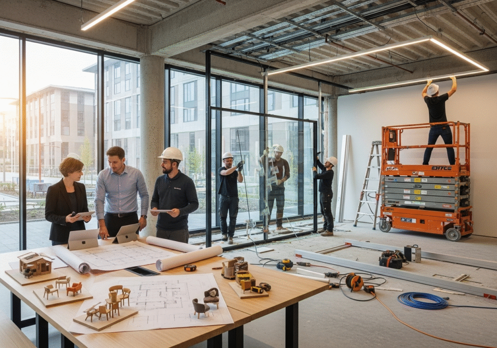 Aménagement tertiaire à Belfort : créez des espaces de travail modernes et performants